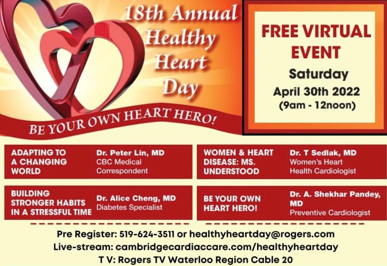 Healthy Heart Day 2022 Invite Poster